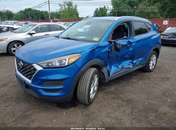 KM8J3CA45KU015308 2019 HYUNDAI TUCSON Dark Blue Przód lewy