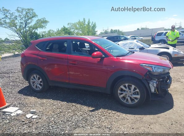 KM8J3CA45MU372961 2021 HYUNDAI TUCSON Red Սալոնի հետևի տեսք