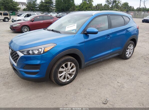 KM8J3CA47LU160822 2020 HYUNDAI TUCSON Light Blue Передня ліва чверть