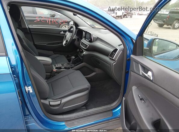 KM8J3CA47LU160822 2020 HYUNDAI TUCSON Light Blue Вид салону спереду