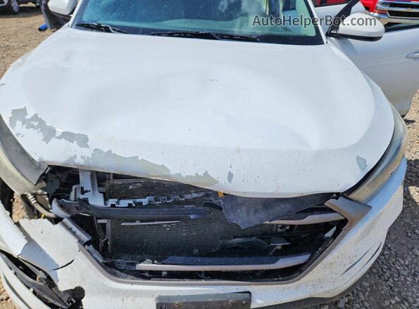 KM8J3CA48GU065482 2016 HYUNDAI TUCSON White Vista del compartimento del motor