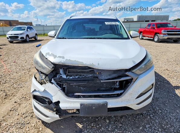 KM8J3CA48GU065482 2016 HYUNDAI TUCSON White Vista frontal