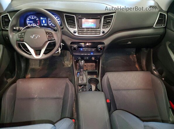 KM8J3CA49HU489092 2017 HYUNDAI TUCSON Gray 
