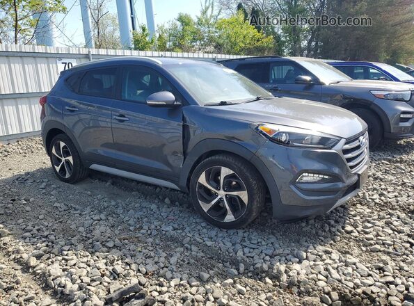 KM8J3CAL0JU770615 2018 HYUNDAI TUCSON Gray 