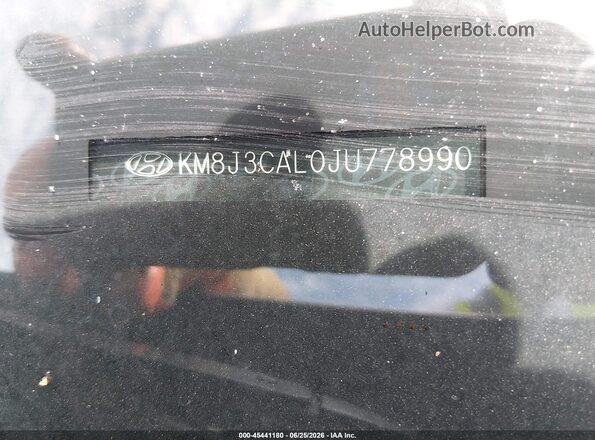 KM8J3CAL0JU778990 2018 HYUNDAI TUCSON Gray Engine compartment view