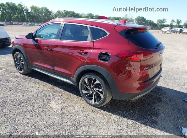 KM8J3CAL0KU035540 2019 HYUNDAI TUCSON Red Rear left