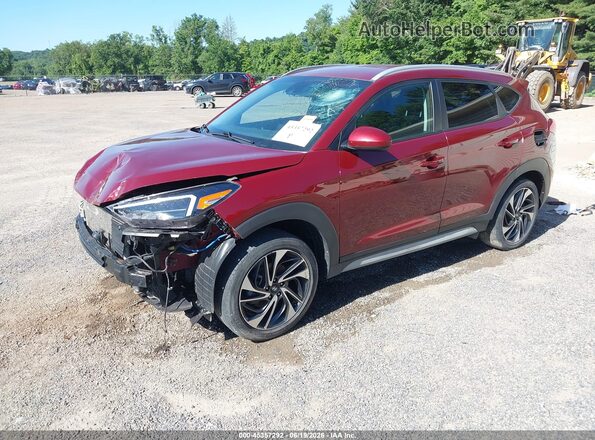 KM8J3CAL0KU035540 2019 HYUNDAI TUCSON Red Front left