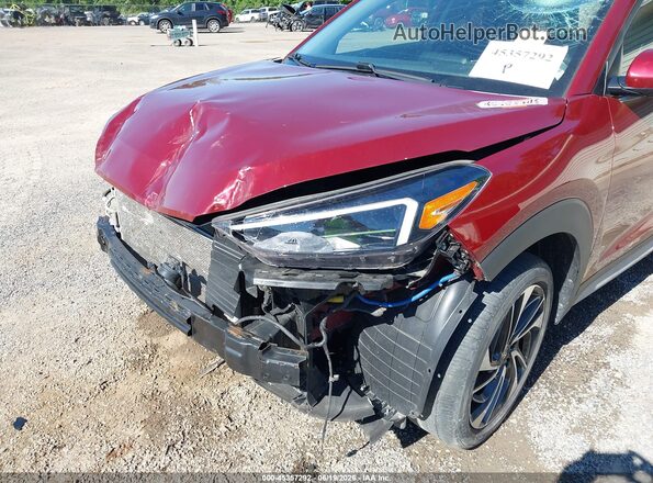 KM8J3CAL0KU035540 2019 HYUNDAI TUCSON Red 