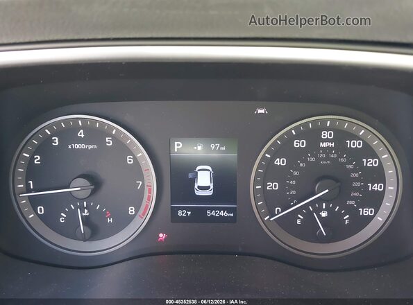 KM8J3CAL0KU959749 2019 HYUNDAI TUCSON Черный Вид задних сидений