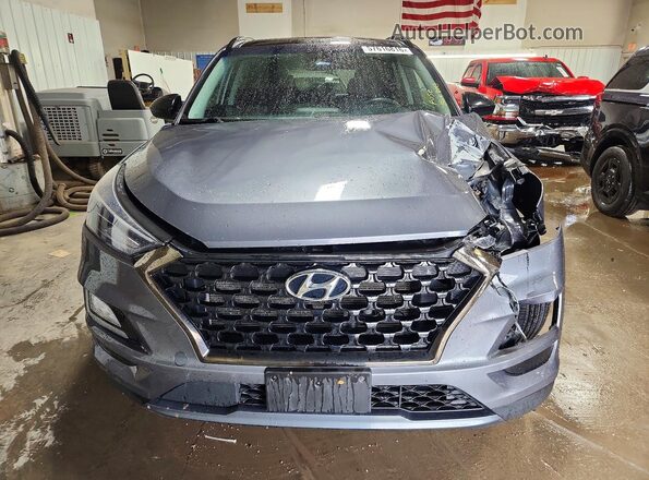 KM8J3CAL0KU968970 2019 HYUNDAI TUCSON Gray Вид спереду