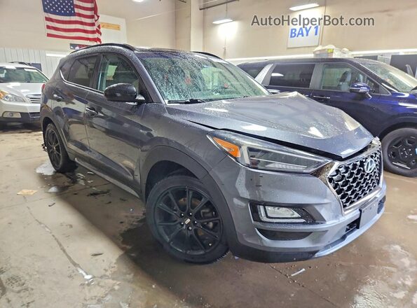 KM8J3CAL0KU968970 2019 HYUNDAI TUCSON Gray Передня права чверть