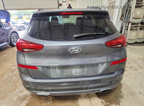 KM8J3CAL0KU968970 2019 HYUNDAI TUCSON Gray Вид ззаду