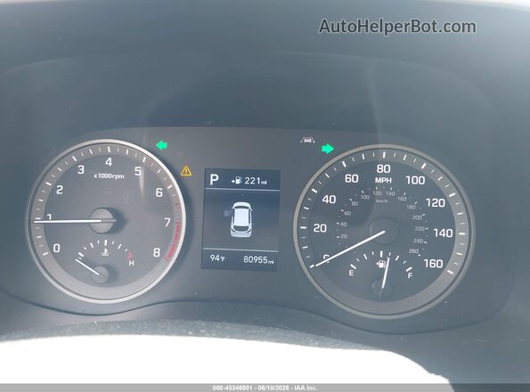 KM8J3CAL0LU278105 2020 HYUNDAI TUCSON Gray Vista de los asientos traseros