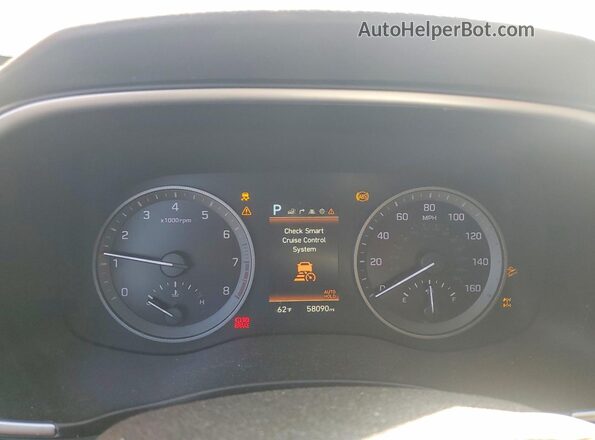KM8J3CAL0MU366170 2021 HYUNDAI TUCSON Silver Vista del cuadro de instrumentos