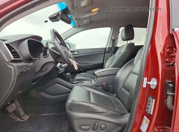 KM8J3CAL1KU035482 2019 HYUNDAI TUCSON Бордовый 