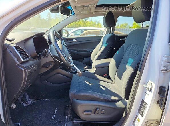 KM8J3CAL1LU093545 2020 HYUNDAI TUCSON White Widok wnętrza z przodu