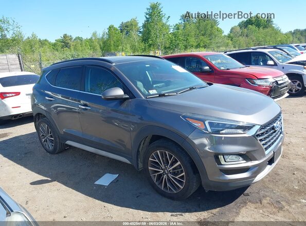 KM8J3CAL1LU223758 2020 HYUNDAI TUCSON Gray უკანა სალონის ხედი