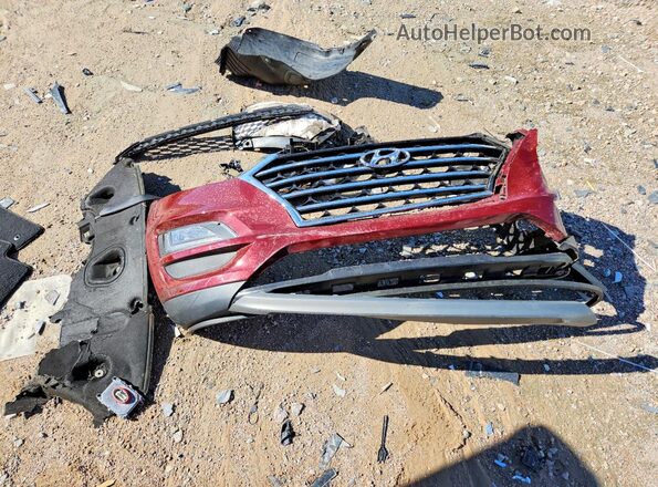 KM8J3CAL2KU847647 2019 HYUNDAI TUCSON Red VIN կոդի պիտակի տեսք