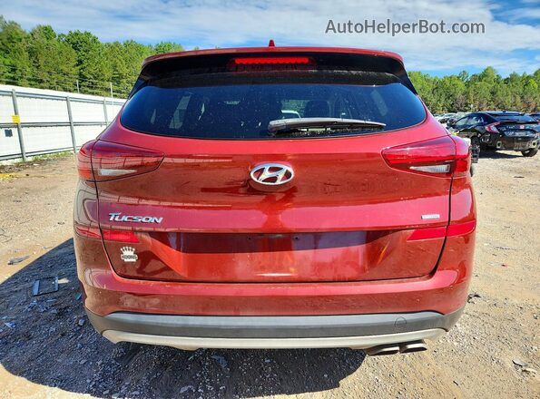 KM8J3CAL2KU847647 2019 HYUNDAI TUCSON Red Հետևի տեսք