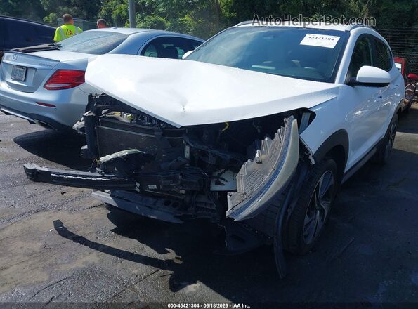 KM8J3CAL2KU968663 2019 HYUNDAI TUCSON Белый Передняя левая четверть