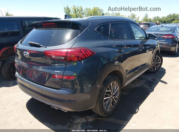 KM8J3CAL2MU408063 2021 HYUNDAI TUCSON Blue Trasero derecho