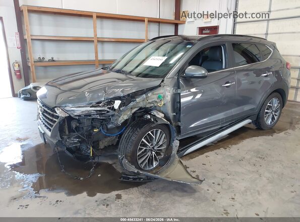 KM8J3CAL3KU013743 2019 HYUNDAI TUCSON Gray Przód lewy