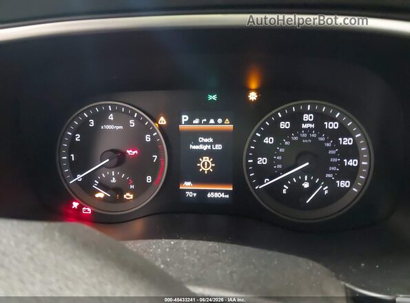 KM8J3CAL3KU013743 2019 HYUNDAI TUCSON Gray Widok tylnych siedzeń