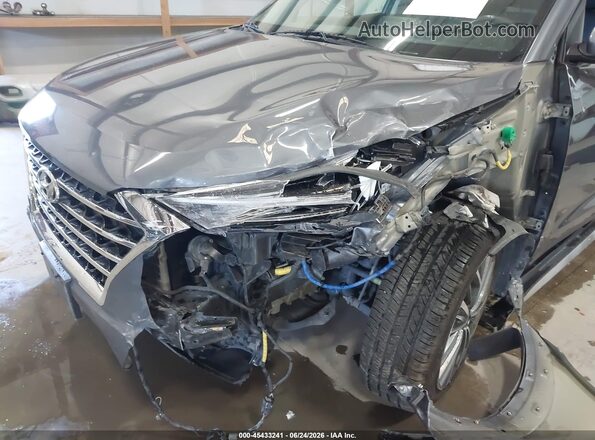 KM8J3CAL3KU013743 2019 HYUNDAI TUCSON Gray Widok z przodu