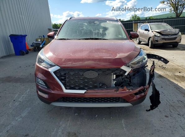 KM8J3CAL3KU859242 2019 HYUNDAI TUCSON Maroon 