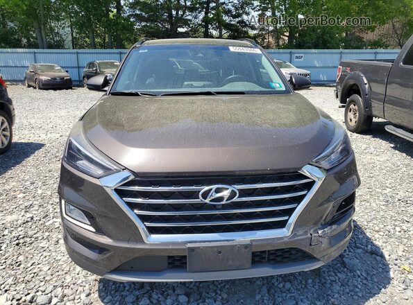KM8J3CAL3LU085818 2020 HYUNDAI TUCSON Brown წინა ხედი