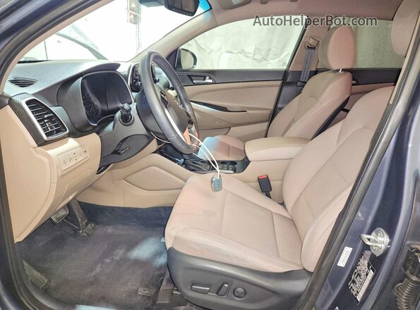 KM8J3CAL3LU273447 2020 HYUNDAI TUCSON Charcoal წინა სალონის ხედი