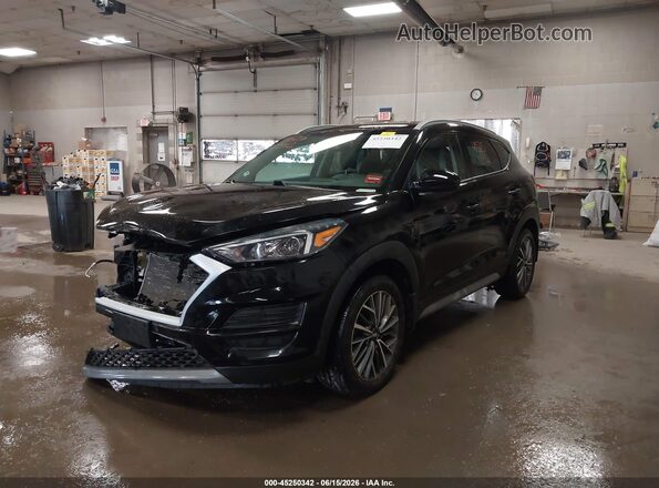 KM8J3CAL4KU888913 2019 HYUNDAI TUCSON Черный Передняя левая четверть