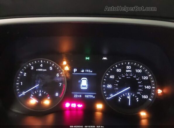 KM8J3CAL4KU888913 2019 HYUNDAI TUCSON Черный Вид задних сидений