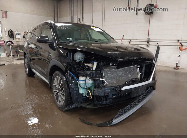 KM8J3CAL4KU888913 2019 HYUNDAI TUCSON Черный Вид спереди
