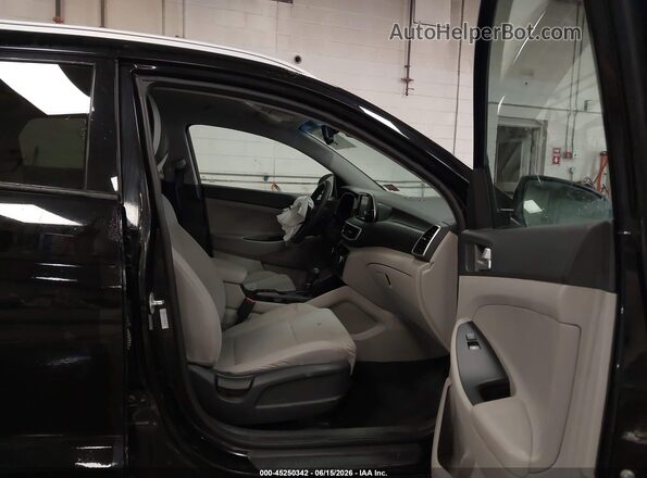 KM8J3CAL4KU888913 2019 HYUNDAI TUCSON Черный Вид салона спереди