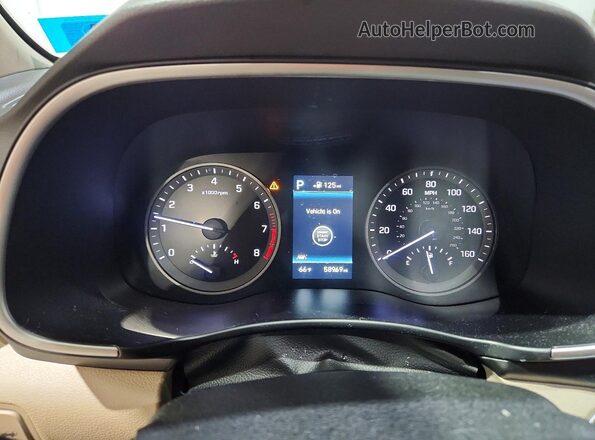 KM8J3CAL4LU160106 2020 HYUNDAI TUCSON Белый Вид щитка приборов