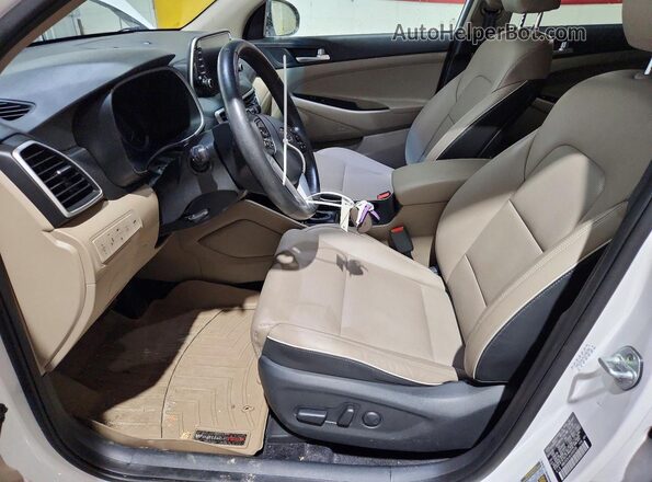 KM8J3CAL4LU160106 2020 HYUNDAI TUCSON Белый Вид салона спереди