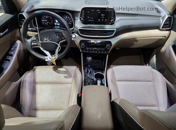 KM8J3CAL4LU160106 2020 HYUNDAI TUCSON Белый Вид панели приборов