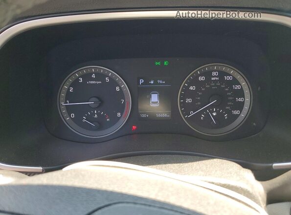 KM8J3CAL4LU183787 2020 HYUNDAI TUCSON Gray Вид щитка приладів