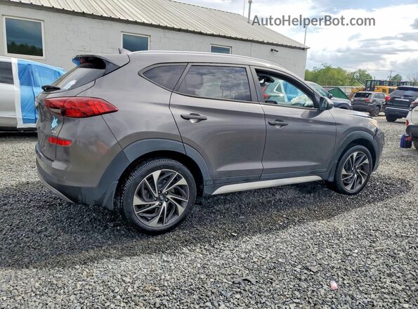 KM8J3CAL4LU183787 2020 HYUNDAI TUCSON Gray Задня права чверть