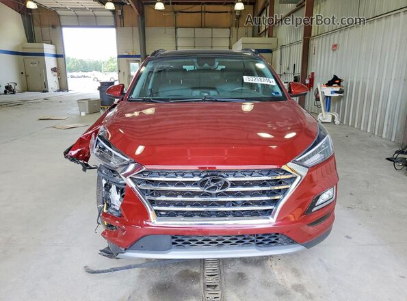 KM8J3CAL4LU245270 2020 HYUNDAI TUCSON Maroon Вид спереду