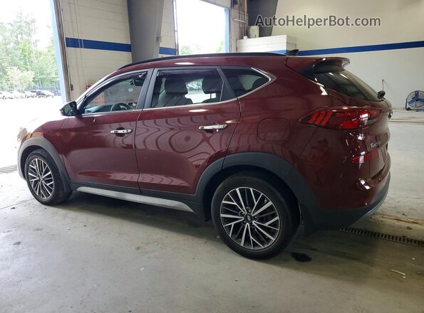 KM8J3CAL4LU245270 2020 HYUNDAI TUCSON Maroon Задня ліва чверть