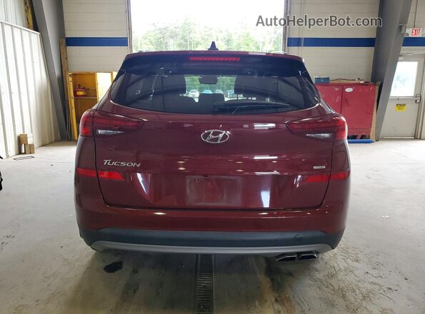 KM8J3CAL4LU245270 2020 HYUNDAI TUCSON Maroon Вид ззаду