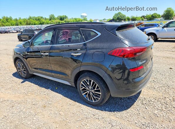 KM8J3CAL4MU361165 2021 HYUNDAI TUCSON Black Trasero izquierdo