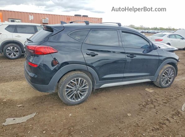 KM8J3CAL4MU371260 2021 HYUNDAI TUCSON Черный Задняя правая четверть