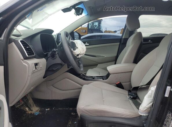 KM8J3CAL4MU371260 2021 HYUNDAI TUCSON Черный Вид салона спереди