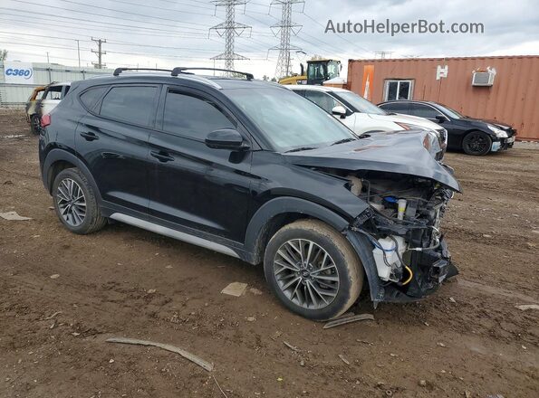 KM8J3CAL4MU371260 2021 HYUNDAI TUCSON Черный Передняя правая четверть