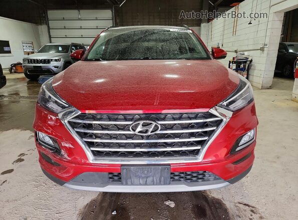 KM8J3CAL4MU383196 2021 HYUNDAI TUCSON Красный Вид спереди