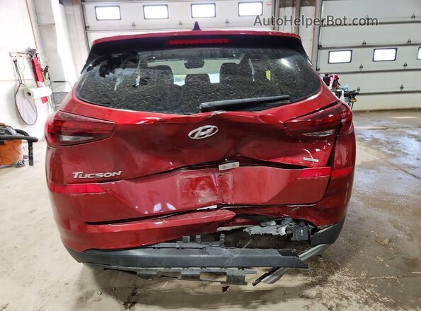 KM8J3CAL4MU383196 2021 HYUNDAI TUCSON Красный Вид сзади