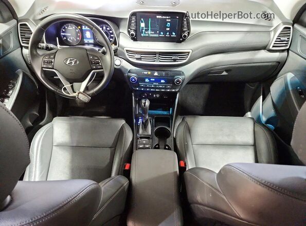 KM8J3CAL4MU383196 2021 HYUNDAI TUCSON Красный Вид панели приборов